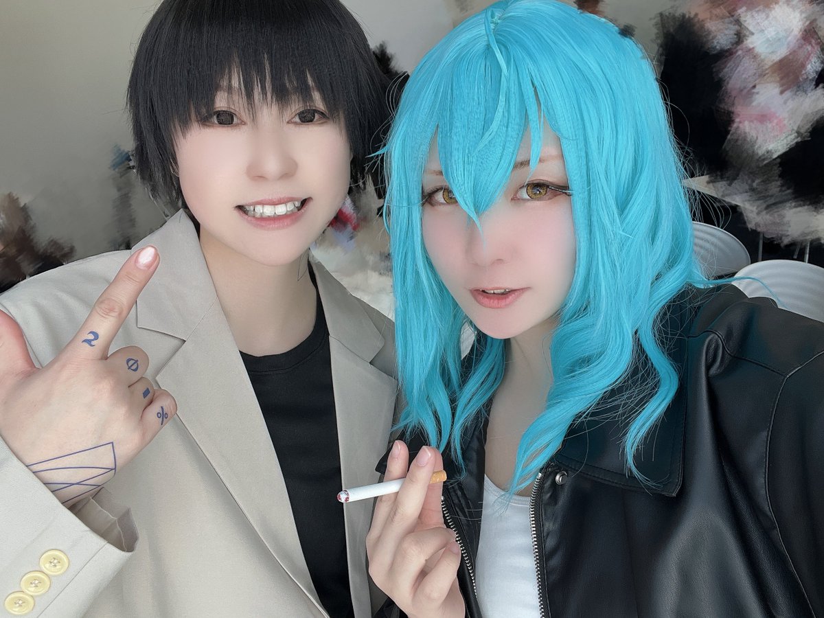 おそほ〜！コスライお疲れ様でした！
久々SKDYリオンで南雲と！🚬
1日あっという間だった楽しかった🥳