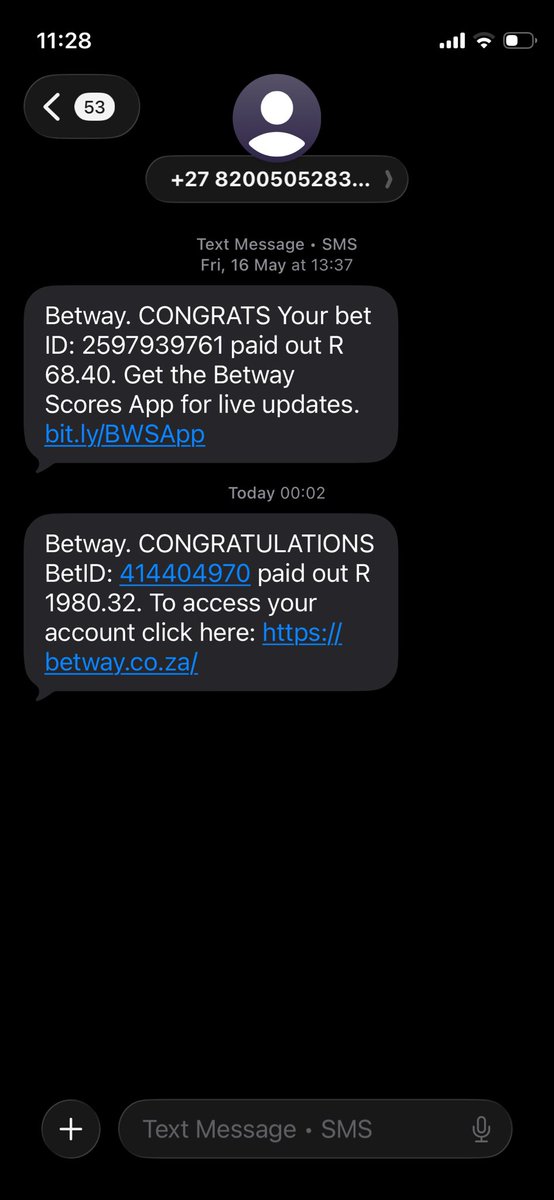 The_LoyalSnitch's tweet photo. @NcubukeziM Thank you so much bro, this is only bet that carried me last night. R1900 in🙌🏾 https://t.co/OJpkoCAXPr