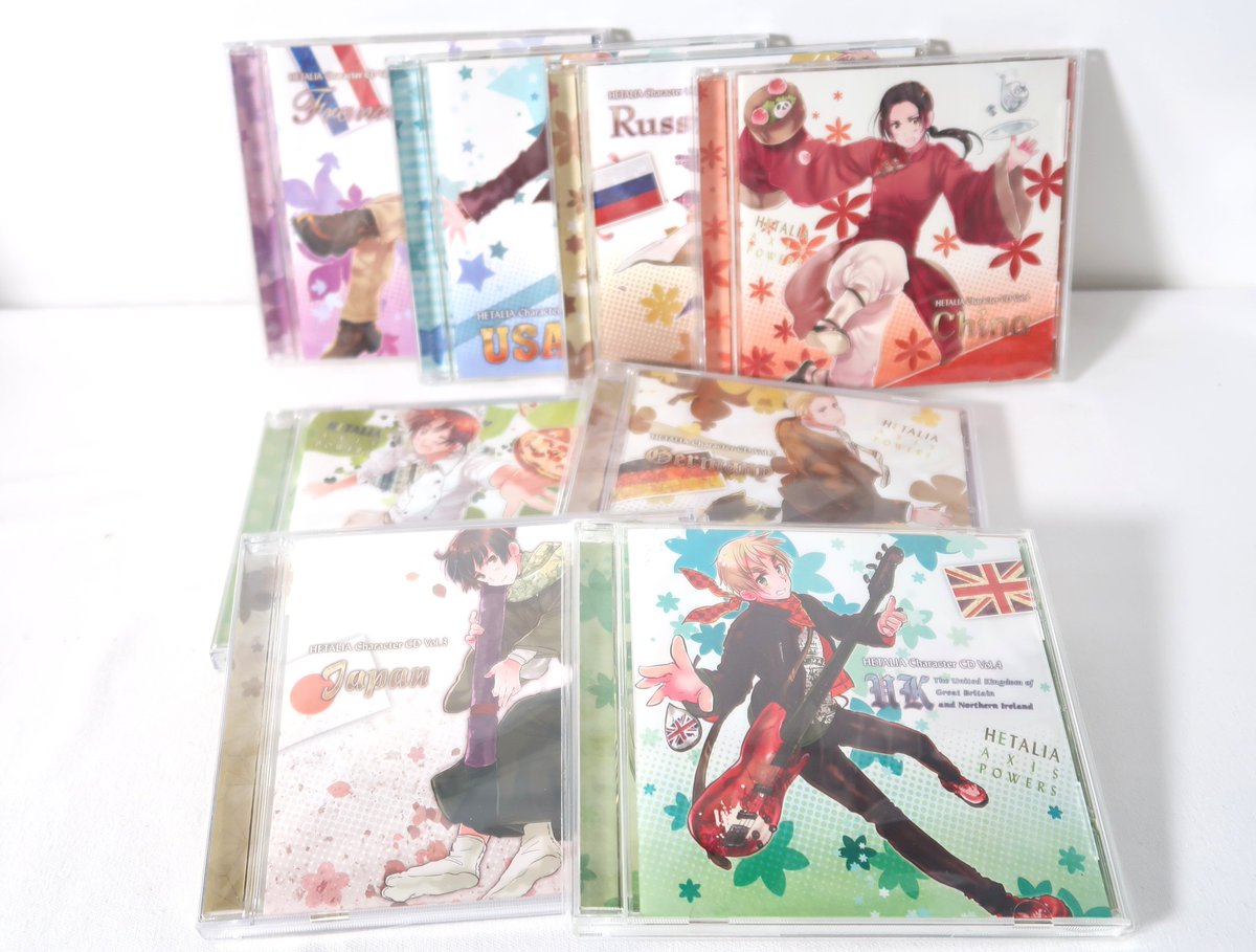 ✈New Stock🌍 ヘタリア キャラクターCD全巻セット 収納ボックス付き