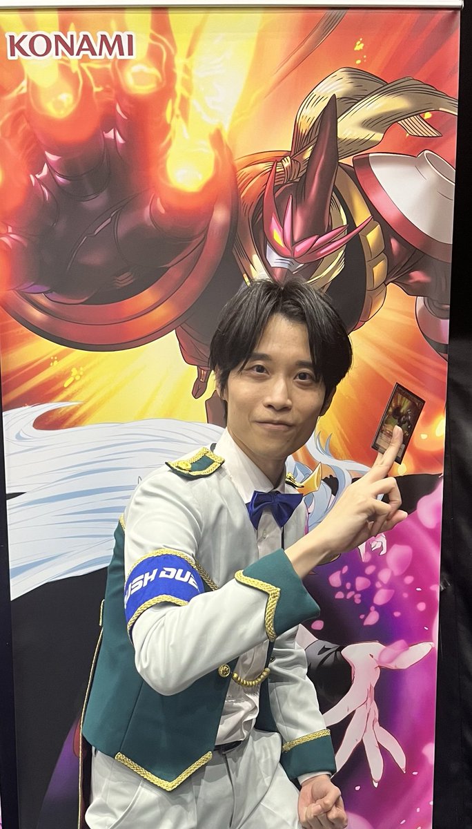 NagumoDaisuke's tweet image. #ラッシュデュエルファンミーティング
ご参加頂いた皆様ありがとうございました！

台本に無い完全サプライズ火麺忍者新規を連続で食らって混乱しています！