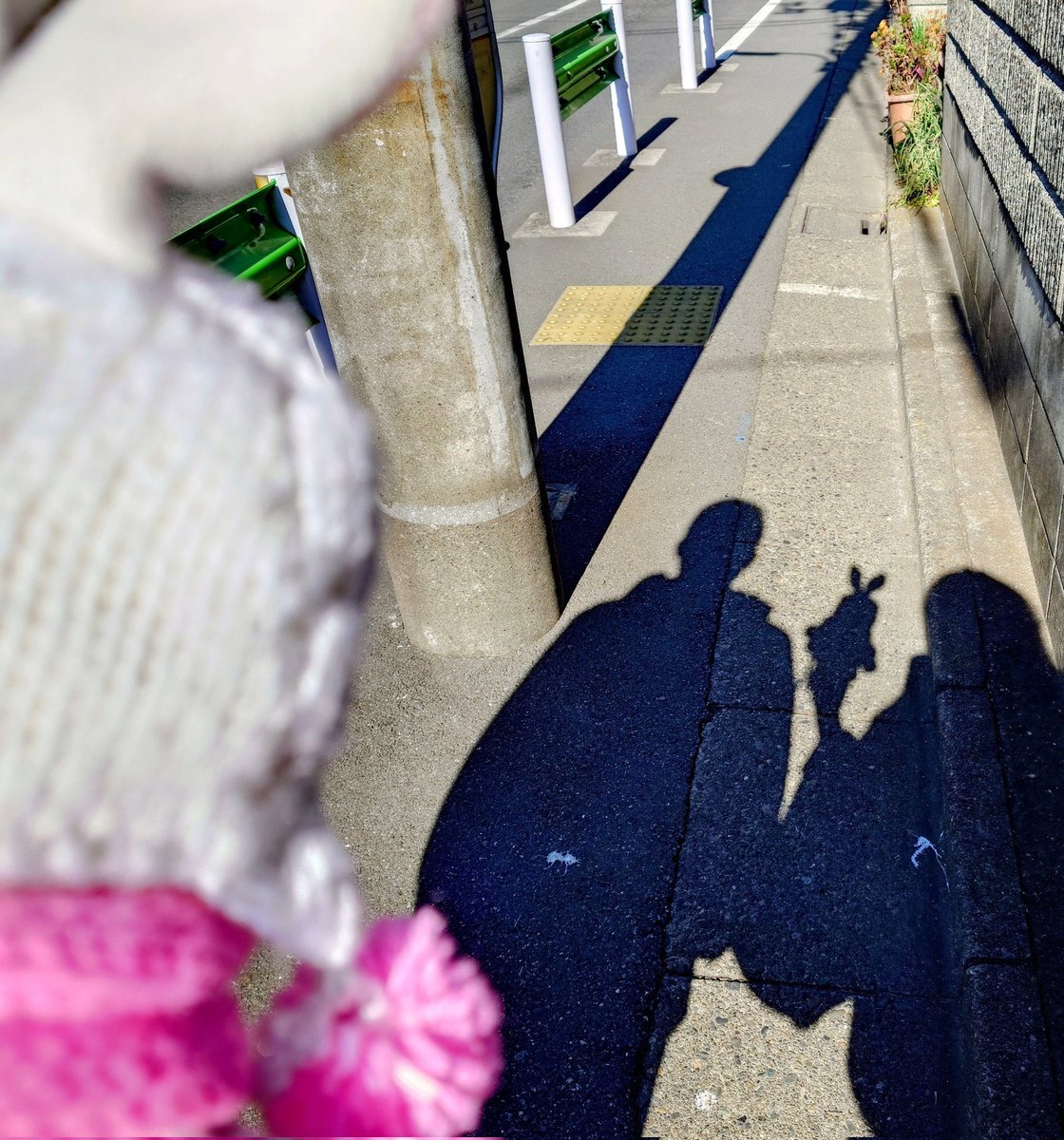 えへへ❤パパ＆ママとお出掛けする時はセンターポジションなの🐻🎵🎵