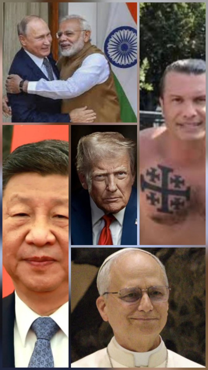 ईरान पर हमला पोप Church of अमेरिका  अमरीकन defence secretary के छाती पर बने इस tatoo और मोदी,  पुतिन,  xinping के सोच के विरुद्ध हो जायेगा,  पता नहीं शायद अमेरिका छोटा limited action हारने के लिए करे  80% जीती हुई बाज़ी कोई यू ही नही हारता <a href="/TV9Bharatvarsh/">TV9 Bharatvarsh</a> <a href="/republic/">Republic</a> <a href="/indiatvnews/">India TV</a>