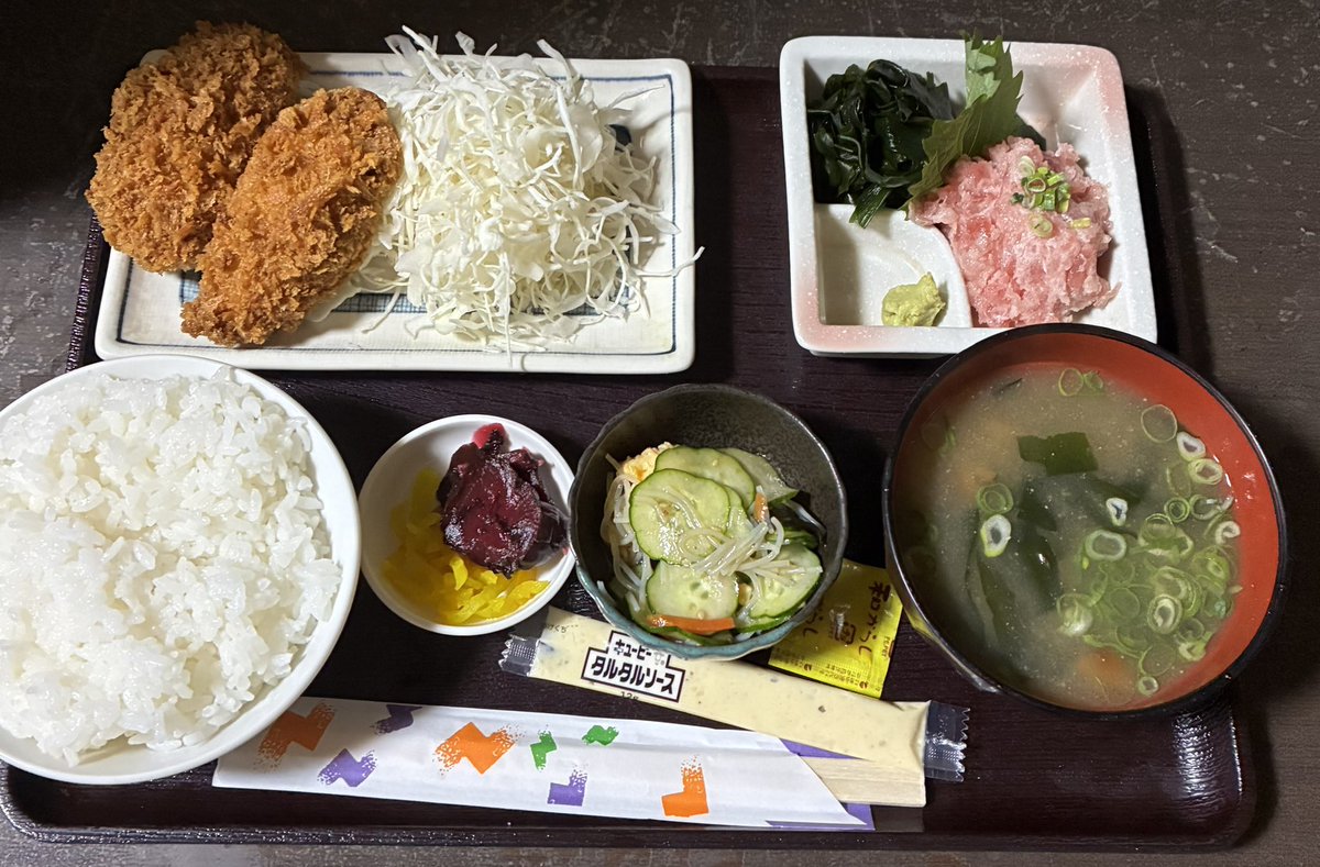 ランチ営業、終了しております。 夜営業は18:00開始予定。 夜も