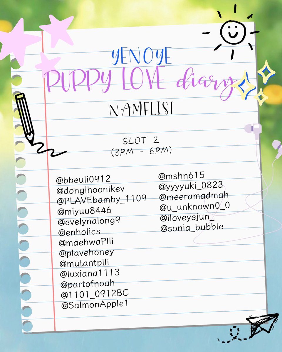 Puppylove121_MY's tweet photo. #Puppylovediary Attendance list
For the first 30 reservation with special freebies.
We will notify you by email within next week. 📮
Walk-ins are only available for Slot 2 (only 5 spots available). https://t.co/bAHiY8ksfW
