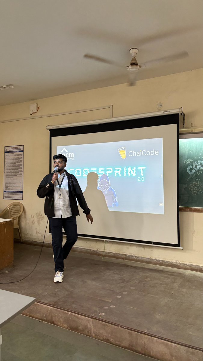 Tejas_0099's tweet photo. CodeSprint 2.0 done ✅
Two days of coding, problem solving, and great energy from everyone who participated.
Thanks to @Hiteshdotcom sir and @ChaiCodeHQ  for the support.
Proud to represent ChaiCode as a Campus Ambassador.
@nirudhuuu @anuragtiwarime https://t.co/UZpYVCgB6t