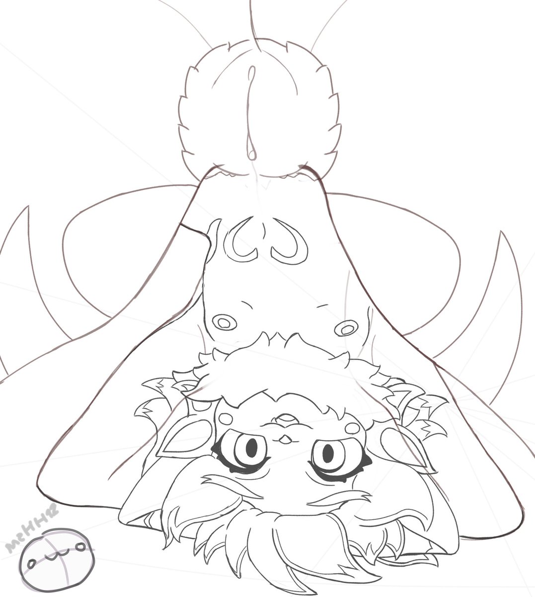 Wip Commission cat💖
The client wanted me to make the chest flat, so I fulfilled their wishes (they liked it a lot)