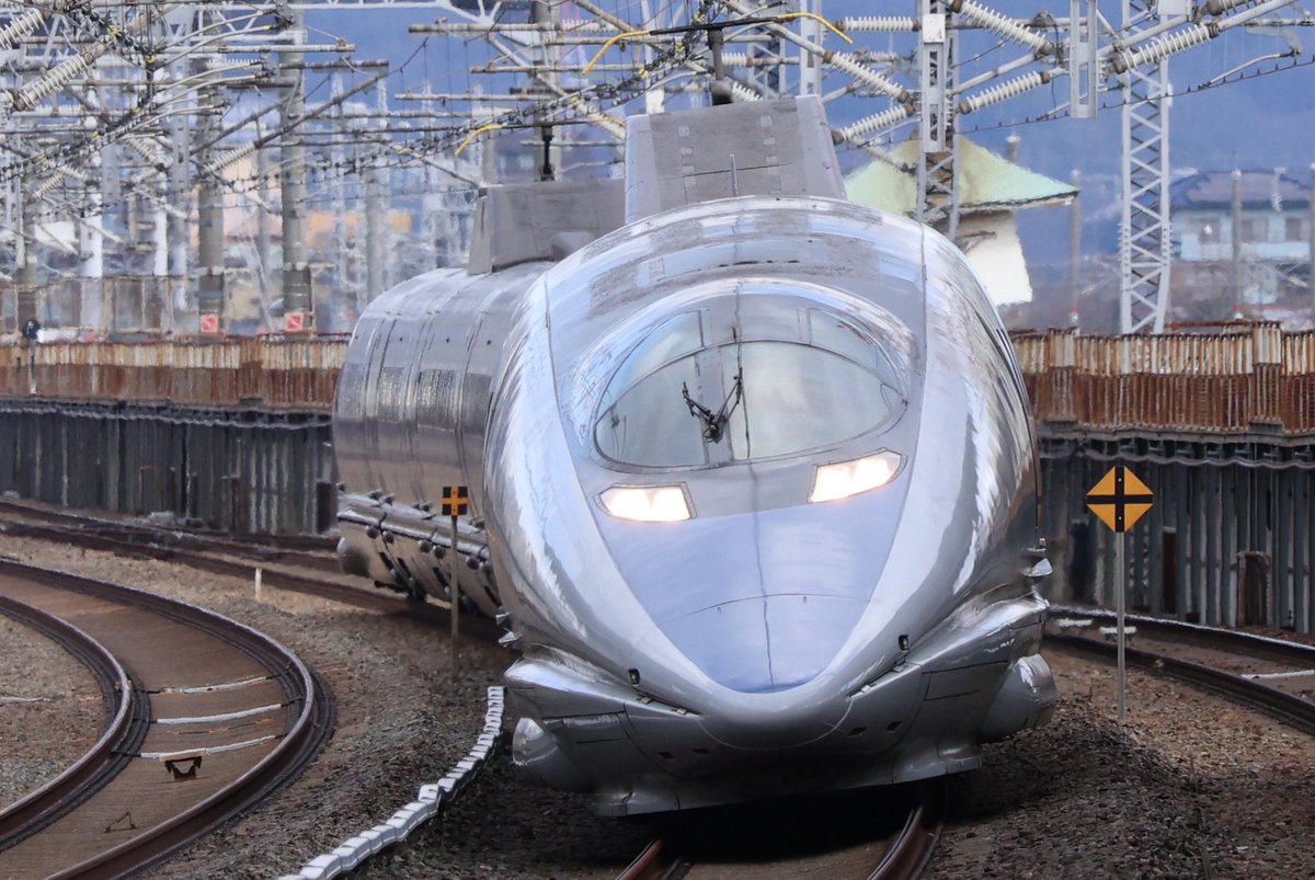 リバイバル500系のぞみ！ 500系V9編成(新神戸→博多) 本線を爆速で通過