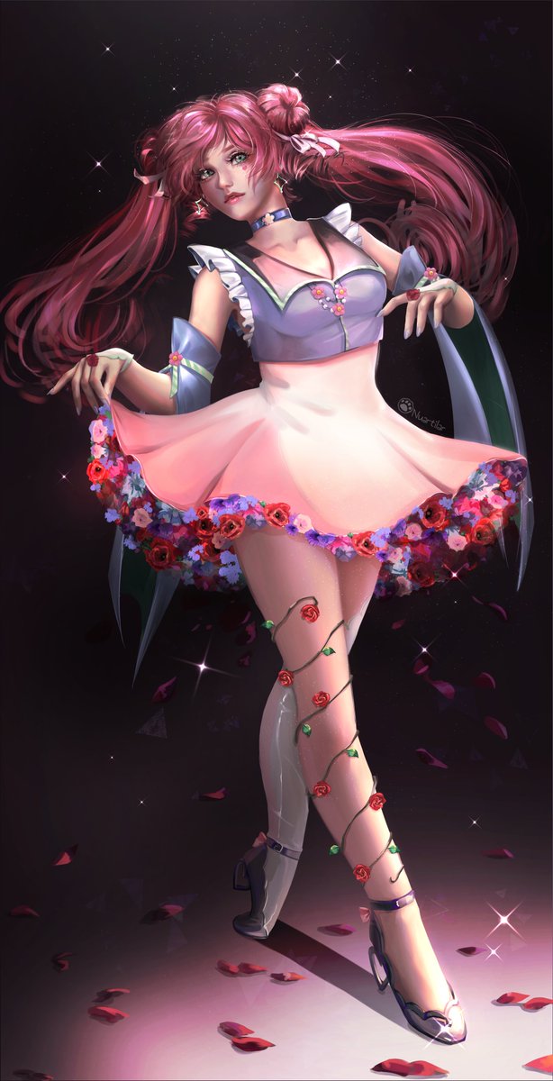 🌸 Shall we dance? 🌸
🎨 @/Nuartilar

I realized that I never shared the great artwork I've commissioned because I was waiting for my debut to share them. And now that it's come and went, i'm free to show you all this beautiful work. ;_;
#Vtuber #ENVtuber #Commission