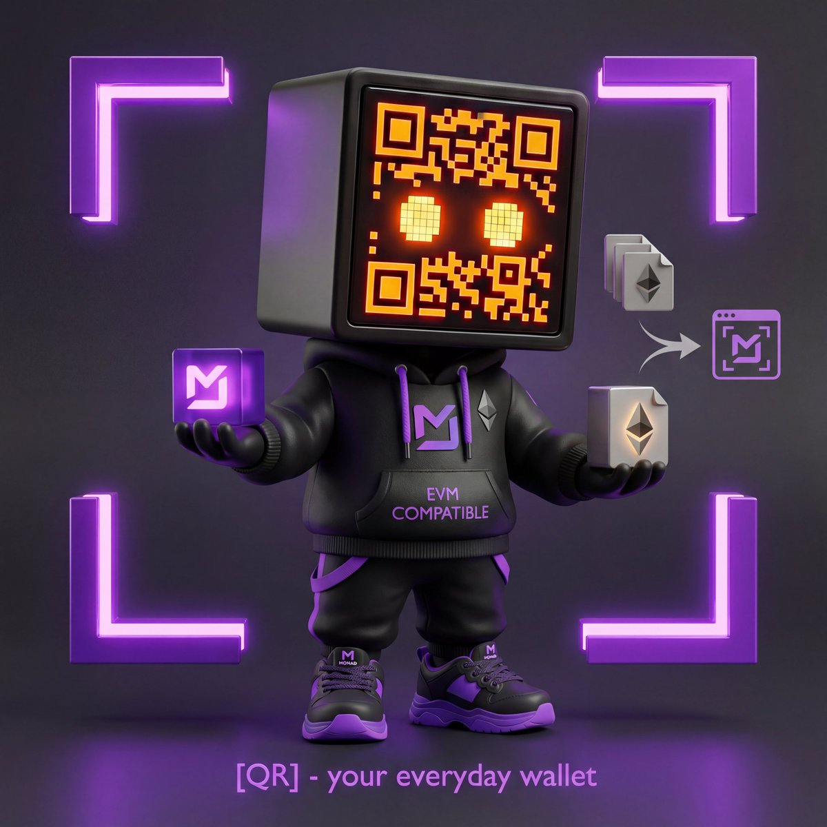 QRwallet_X's tweet image. @monad integrated with account #abstraction, #gasless and #sponsored transactions! Join to testers and receive a #reward for early participants after release!