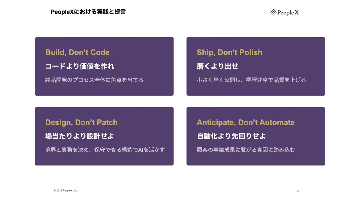 サカツ | PeopleX AIプロダクトエンジニア tweet media