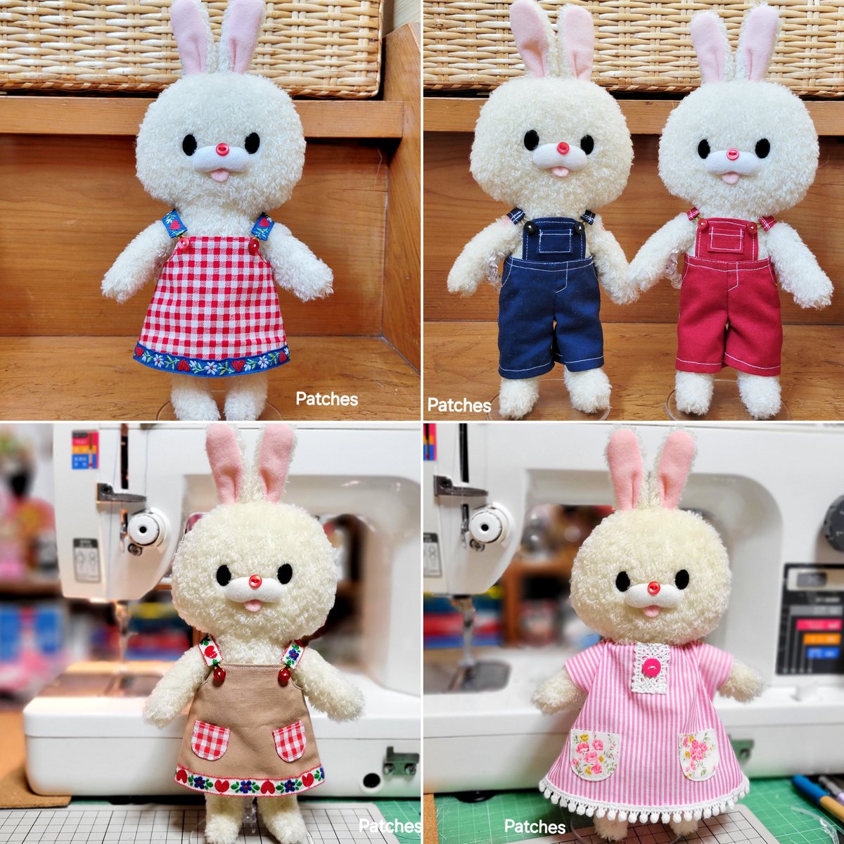 Patches23949242's tweet image. 各種お着替えも販売中です🐰🪡🧵✨️