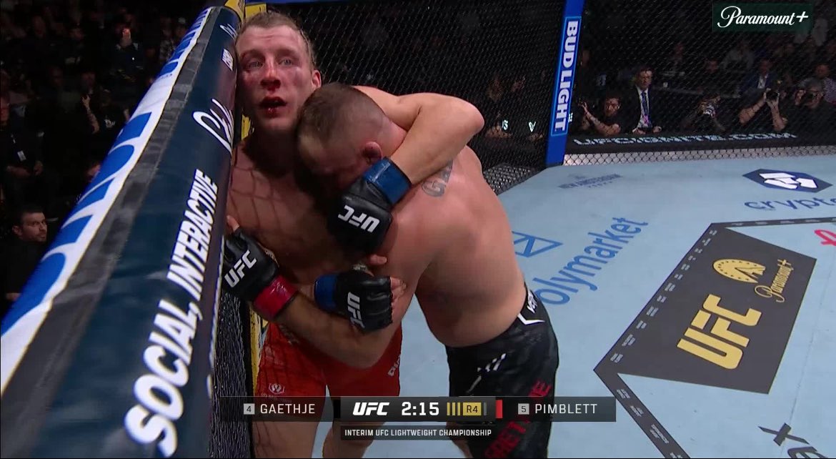 BlindBearMedia's tweet photo. Thousand yard stare from Paddy Pimblett #UFC324 https://t.co/rJ2BYJ5SAy
