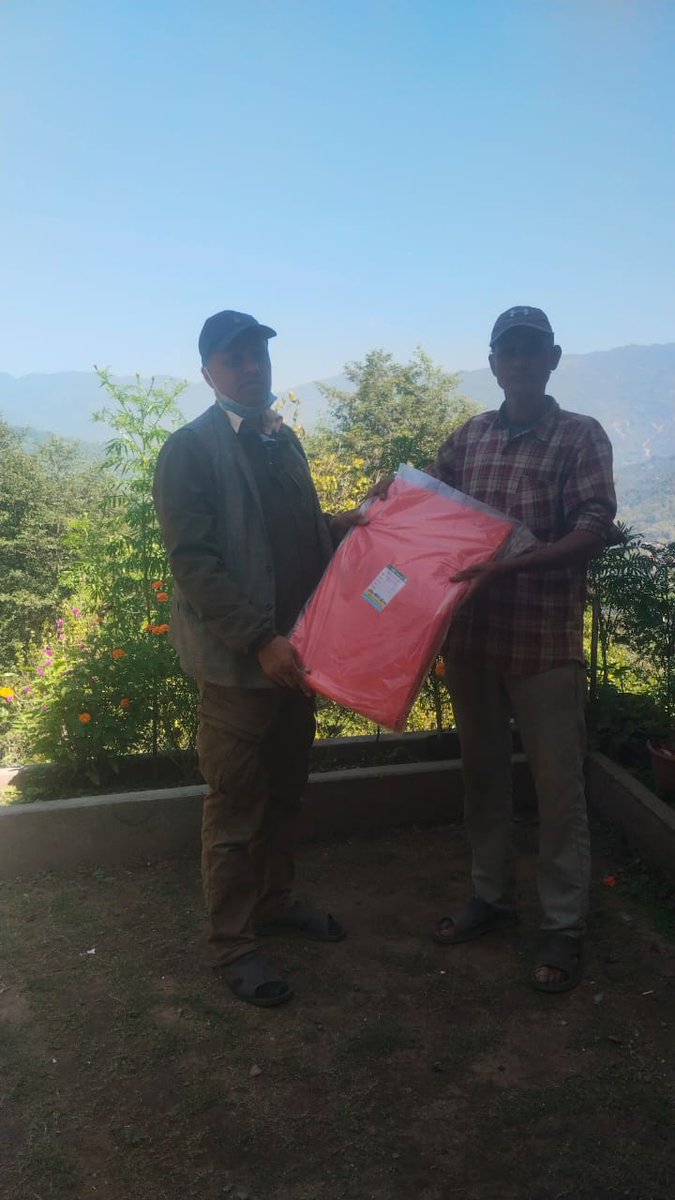 In response to the flood and landslide disaster, HELP NEPAL Network once again distributed seven pieces tarpaulins to affected families in Ward No. 5 of Ilam Municipality to support their immediate shelter needs. Thank you all for your continued support.