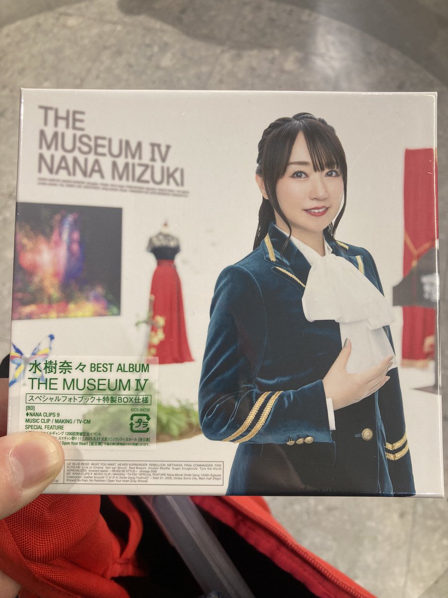水樹奈々　THE MUSEUM Ⅳ メモリアル　ポスター　東京会場限定 水樹奈々さんのTHE MUSEUM Ⅳお迎え。特典のポスターもらった。希望は