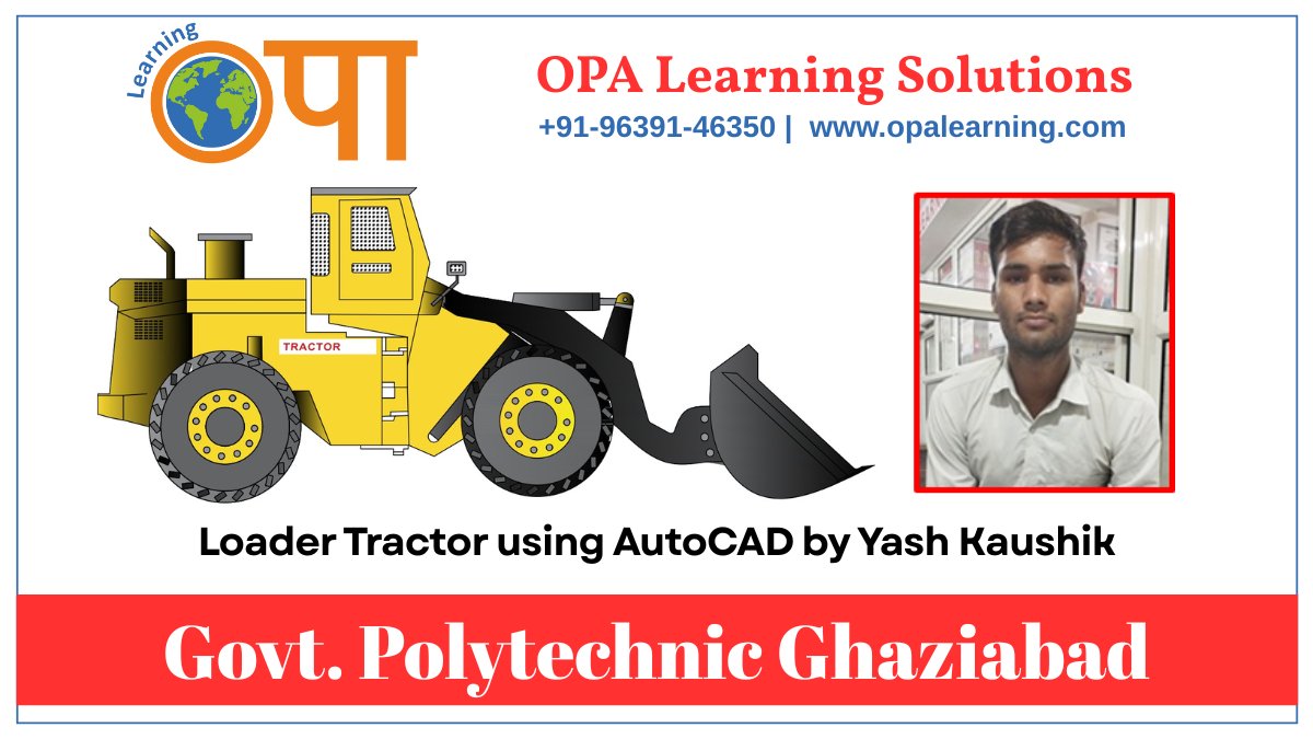 opalearning's tweet image. 𝑪𝒐𝒏𝒈𝒓𝒂𝒕𝒖𝒍𝒂𝒕𝒊𝒐𝒏𝒔 𝒕𝒐 𝑴𝒓. 𝒀𝒂𝒔𝒉 𝒐𝒏 𝒄𝒐𝒎𝒑𝒍𝒆𝒕𝒊𝒏𝒈 𝒕𝒉𝒆 𝑳𝒐𝒂𝒅𝒆𝒓 𝑻𝒓𝒂𝒄𝒕𝒐𝒓 𝑫𝒆𝒔𝒊𝒈𝒏 𝑷𝒓𝒐𝒋𝒆𝒄𝒕.🚜

#OPALearningSolutions #StudentSuccess #EngineeringDesign #PracticalProject #SkillDevelopment