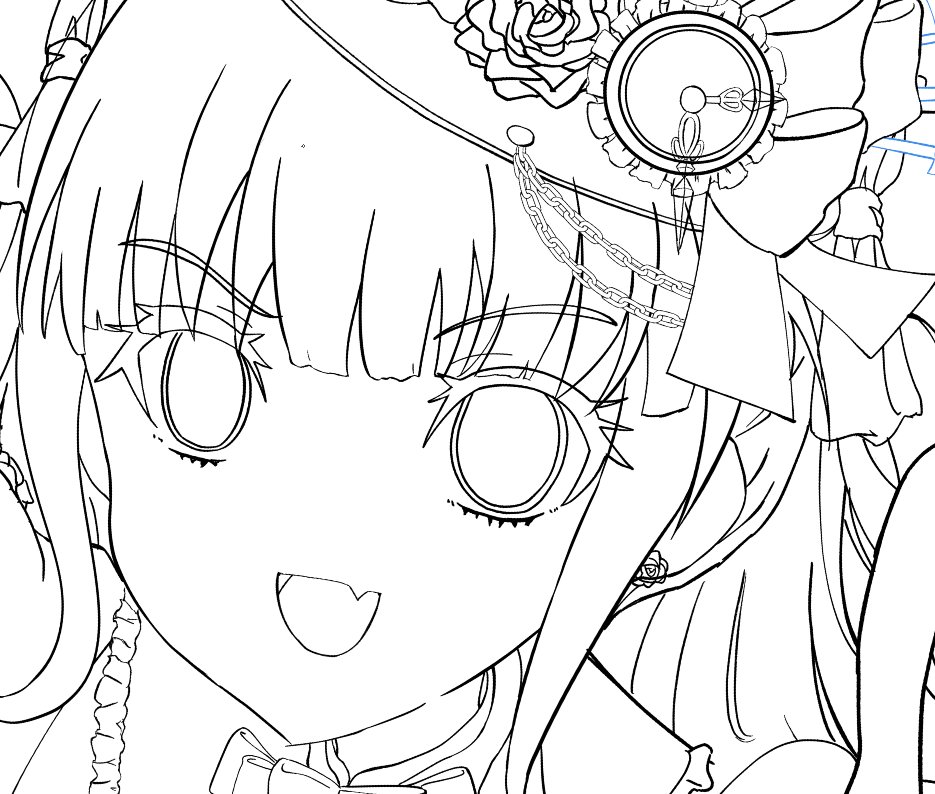 あこのツインテール本当に描けない (N回目)