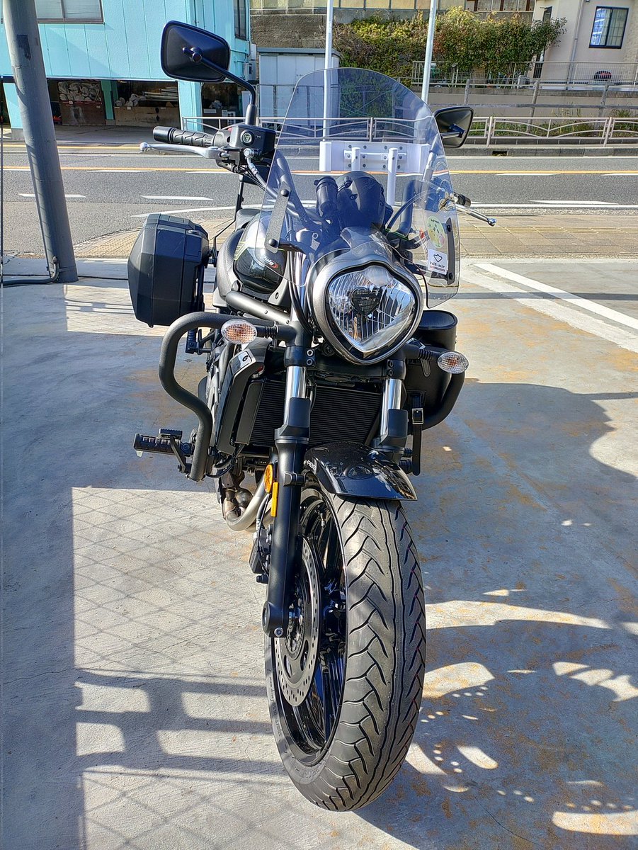 Kan1167181's tweet image. Kanさん二輪隊4号機
Kawasaki Vulcan-S
2026年式
650cc
爆誕🥰

二輪免許取得し36年
6年ぶりのオートバイ
12年ぶりのMT

私のなかで
終わっていなかった
何かを求めて
リターンライダーに
なりました🥰
新たな旅の仲間です
宜しくお願い申し上げます🙇

#VulcanS
#カワサキ 
#リターンライダー