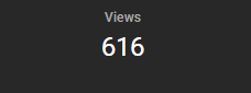 This is just insane to me. I never thought it would get above 100 much less 600??? I know its not a lot compared to a lot of stuff out there, but this is an insane milestone for me, and it's serving as such huge motivation to keep going. Thank you guys so much <3