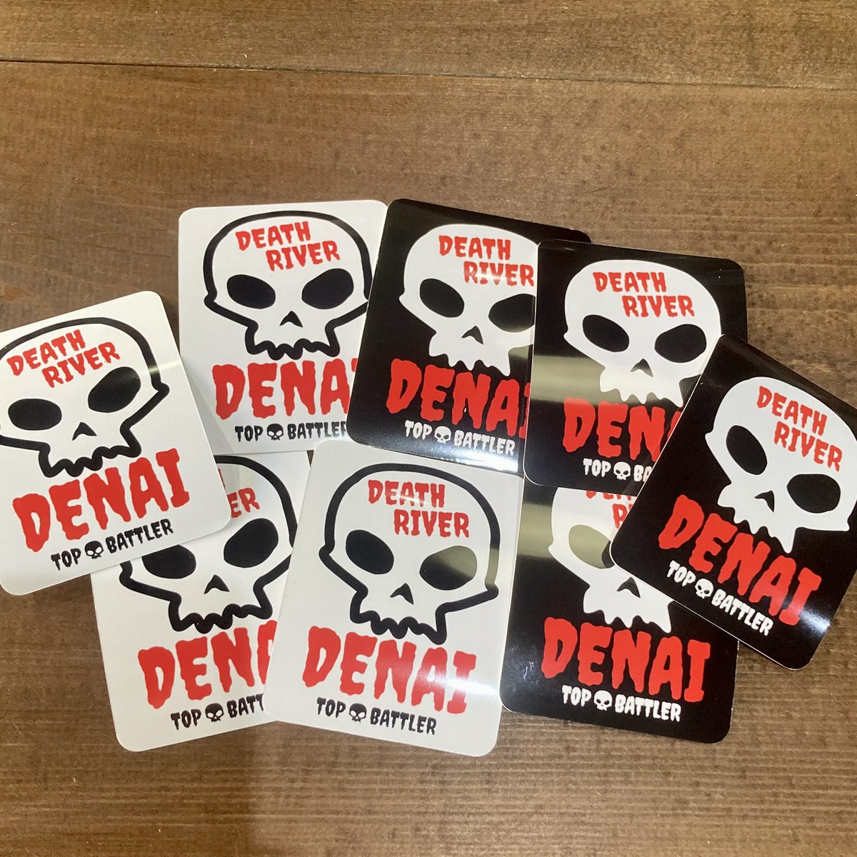 TOPBATTLER's tweet photo. DENAI☠️シール
#トップバトラー
#チヌトップ
#トップウォータープラッガー
#DETA https://t.co/rWZkWN5vOl