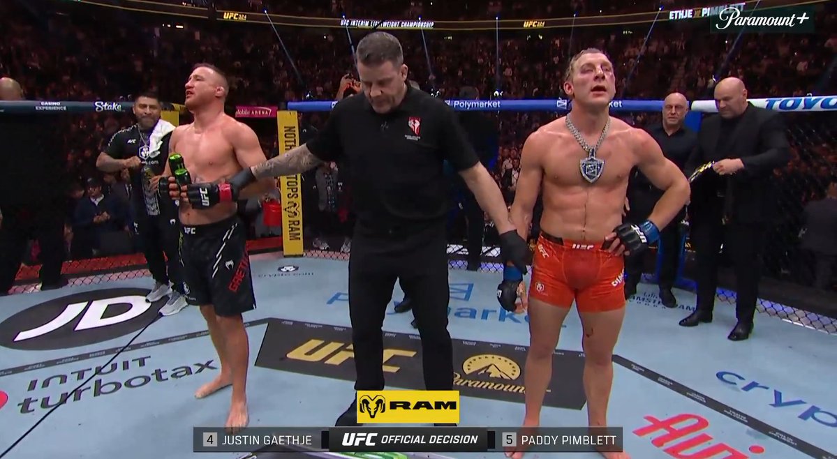 _LLVCrypto's tweet image. Paddy the baddy is wearing Anthony Joshua's Polymarket chain?!?!