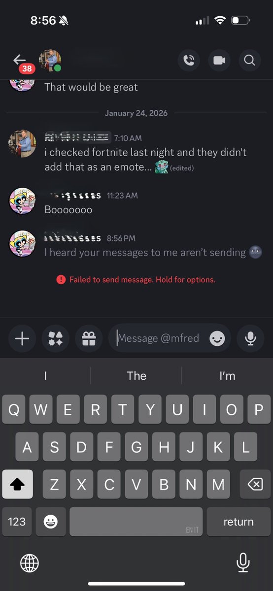 mfred__'s tweet photo. i have photo evidence on both sides of the messages not sending.  @discord_support https://t.co/rqsqd9hv6T
