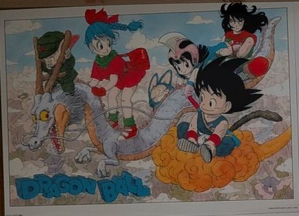 鳥山明先生 原画展示 原画の撮影は禁止 内容はこちらの4作品でした