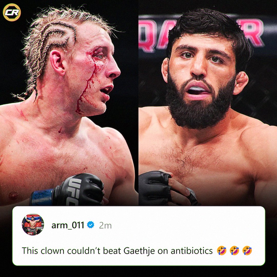 Arman Tsarukyan reacts to Paddy Pimblett's loss 😬 #UFC324