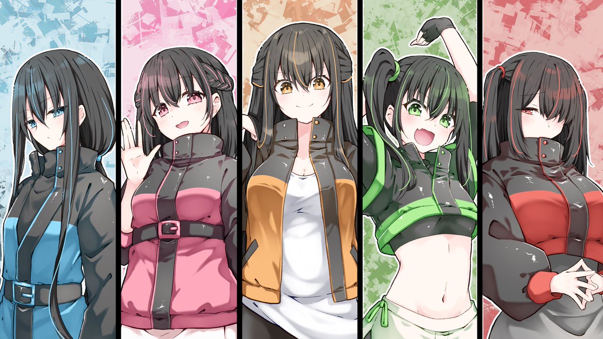 星華彩二魔様(<a href="/shinsekai1205/">星華　彩二魔@創作小説【厄災の姫と魔銃使い】連載中</a>)に描いて頂いた、うちの子創作小説『方舟の魔女』のイラスト第2弾です！

今回も素晴らしい仕上がりというか、依頼した時から私の中でイメージふわっふわ過ぎた5人ですが、ここまで形にしてくれたのがとてもありがたいです☺️