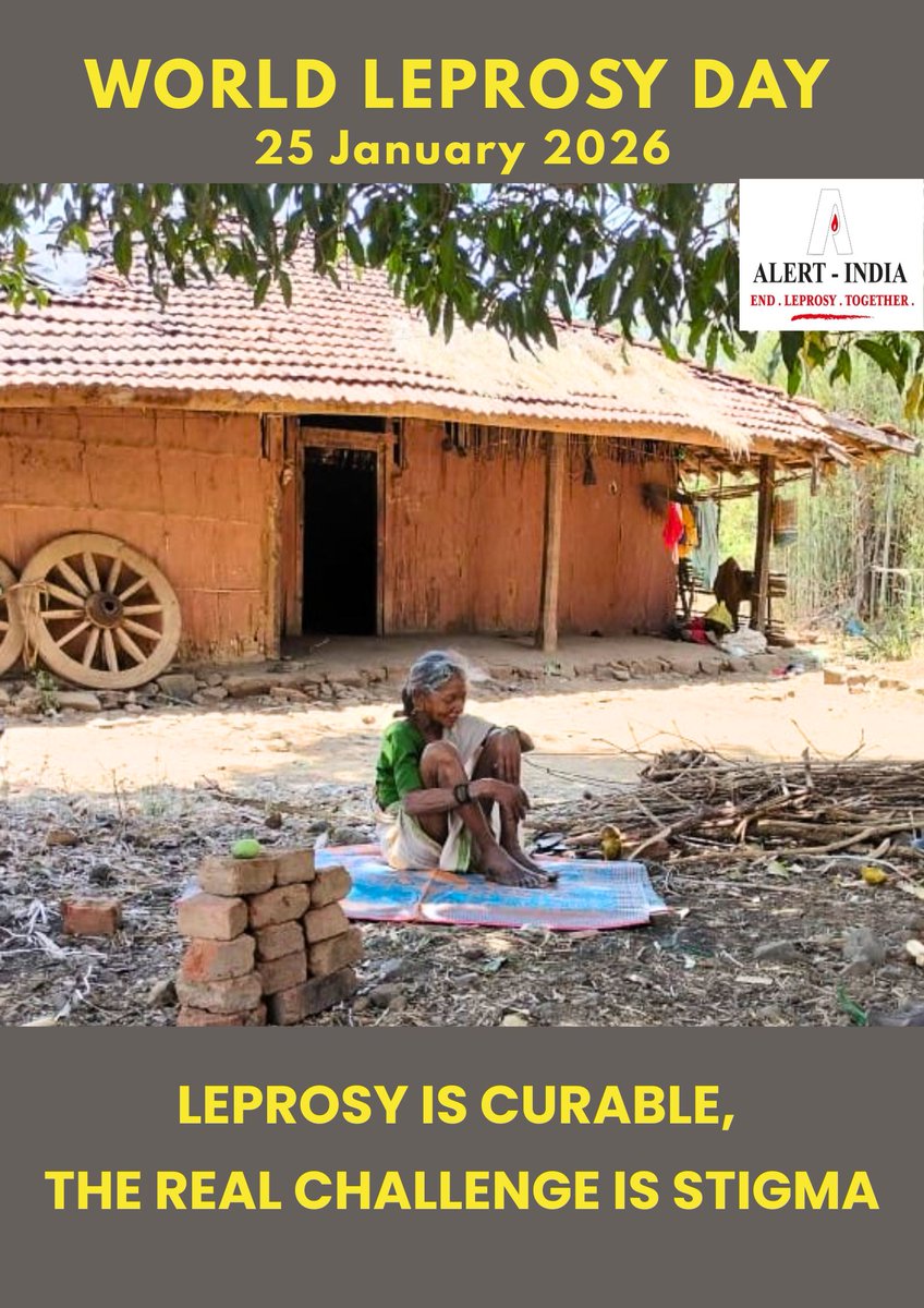 ALERT_INDIA_'s tweet photo. World Leprosy Day observed globally on the last Sunday of January. India observes the day on January 30 each year to coincide with the death anniversary of Mahatma Gandhi.
 #worldleprosyday #worldleprosyday2026 #leprosy #LeprosyCure #leprosystigma #leprosyaffected
 #LeprosyCare https://t.co/tyu7FAM7XS