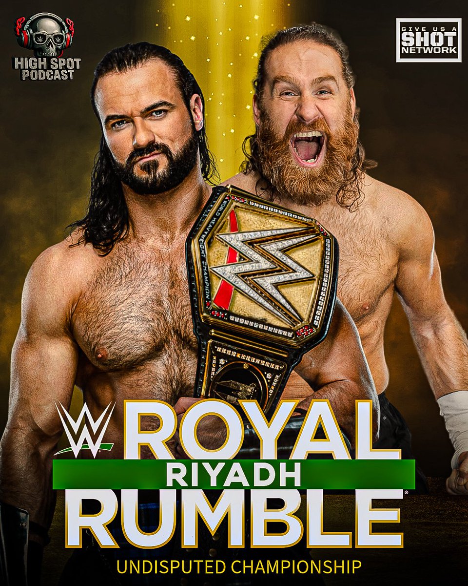 🚨BREAKING NEWS: Undisputed Championship Match <a href="/DMcIntyreWWE/">Drew</a> vs <a href="/SamiZayn/">Sami Zayn</a> is now official for the #RoyalRumble