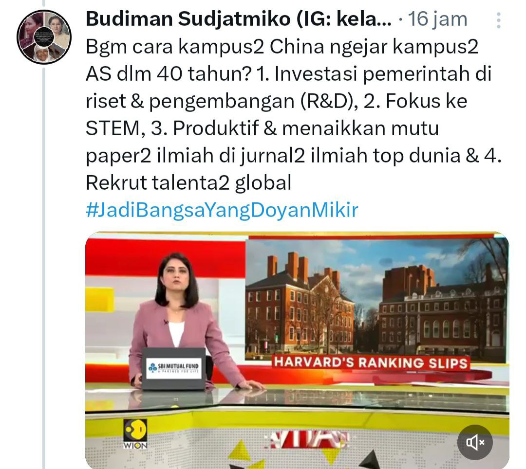 produktivitas paper ilmiah nasional akan ditingkatkan Budiman Sudjatmiko agar kita setara negara maju yang Cerdas Maju Sejahtera #PendidikanMengentaskanKemiskinan