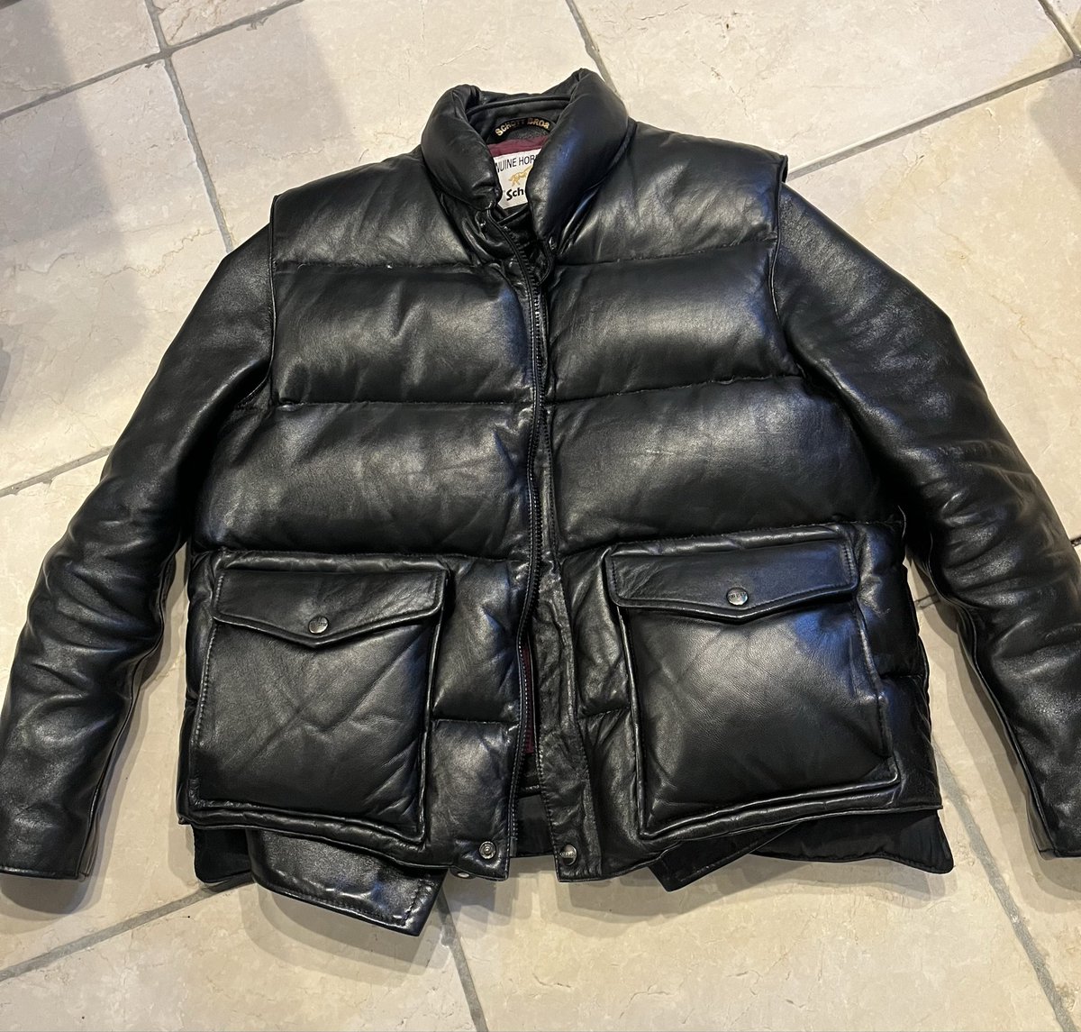 STEINER GERMANY 90s レザーダウンベスト ドイツ国境警備隊 STEINER GERMANY 90s レザーダウンベスト ドイツ国境警備隊 - メルカリ