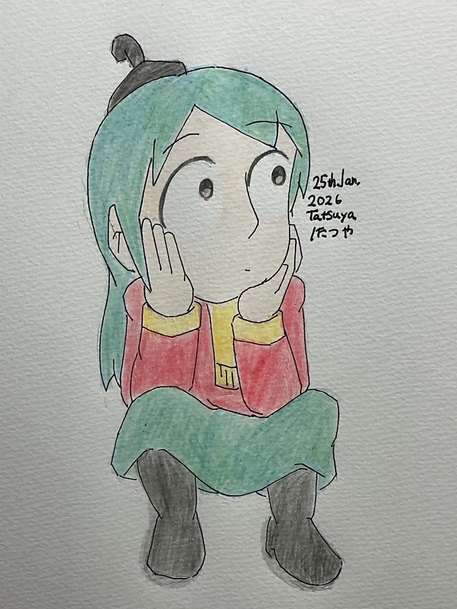 hufuf's tweet image. Illustration / #Drawing / #イラスト of Hilda (Hilda the Series / ヒルダの冒険)