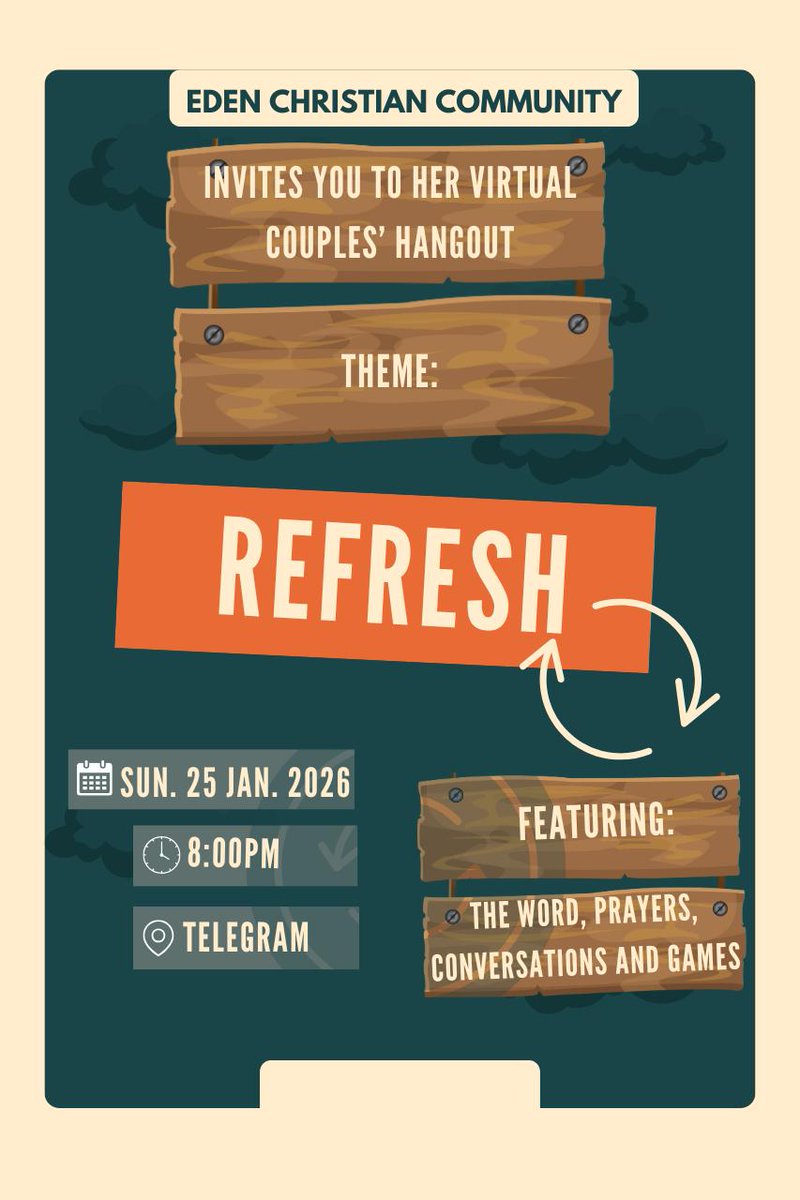 Eccglobal1's tweet photo. Good morning Fam!!!!💃🏼💃🏼🕺🕺🕺

This month's theme is tagged: REFRESH!!!!!💪🏼💪🏼💪🏼🔥🔥🔥🔥🔥

This meeting has been custom-made for you to have a beautiful and fresh start this New Year, and I tell you, you don't want to miss it for any reason under heaven.
Have a blessed day!!! https://t.co/tbuwv646Z2