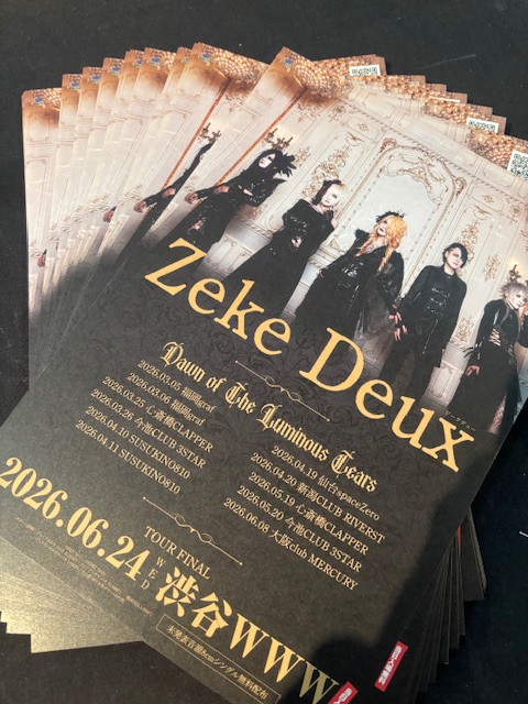 大阪店】Zeke Deuxsの新フライヤーが到着いたしました！ ご来店の際に