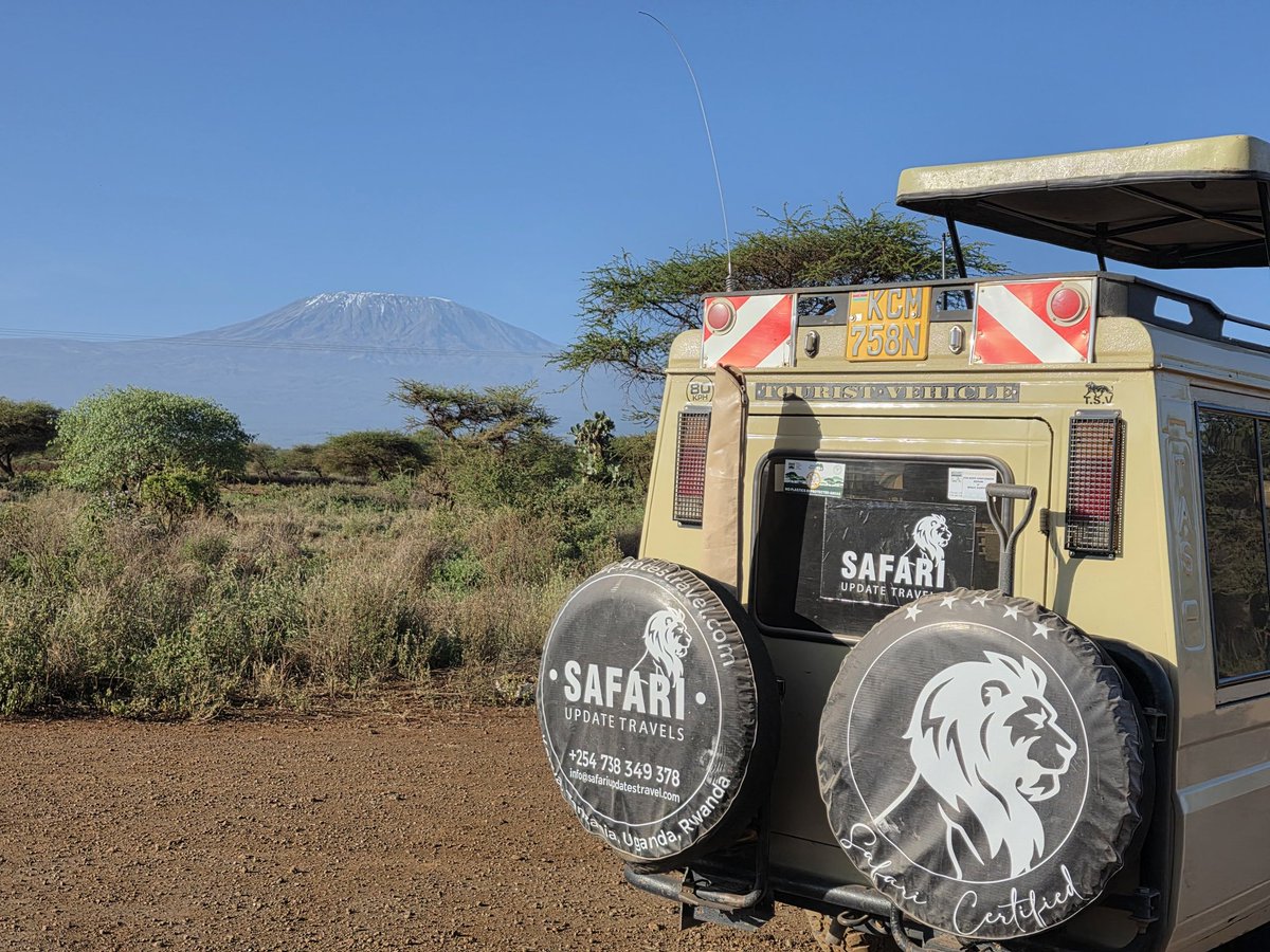 UpdatesSafari's tweet photo. Good morning from Amboseli NP|Safari Pictorials| Wildlife Adventure in Kenya🇰🇪.
Talk to our qualified and knowledgeable safari guides to book your next safari with us😊.
📧 info@safariupdatestravel.com
📲+254 738 349378
🌐 https://t.co/uaUkZYD5Z3
#Authentic #Safari #Experiences https://t.co/bPo3RuZJhS