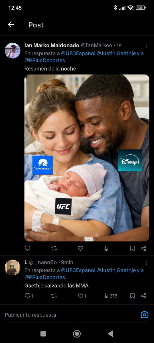 IanMarkoo's tweet photo. @UFCEspanol @PPlusDeportes https://t.co/qwOSEhZMgk