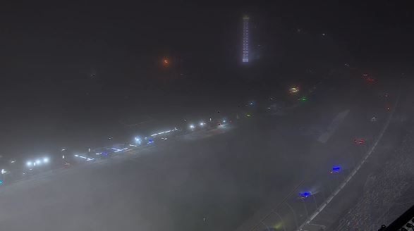 indy44's tweet image. Yellow out for visibility issues. #Rolex24