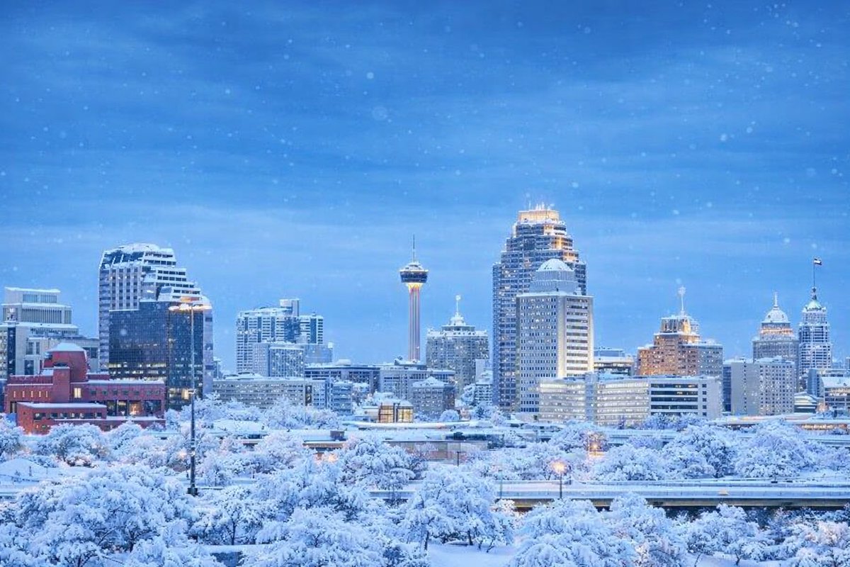 Stay warm San Antonio.