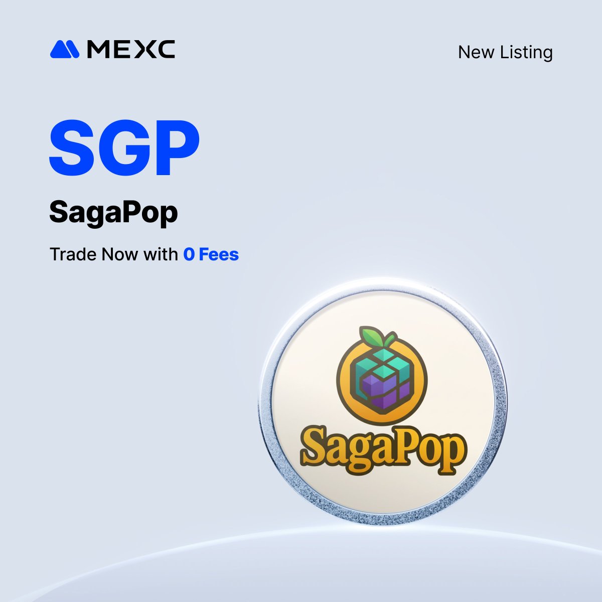 MEXC New Listing!

‣ $SGP <a href="/Sagapop_fun/">SagaPop.fun</a> 
‣ $SGP/USDT 0 Fee Trading: Jan 25, 2026, 08:00 (UTC)

Details: mexc.com/announcements/…