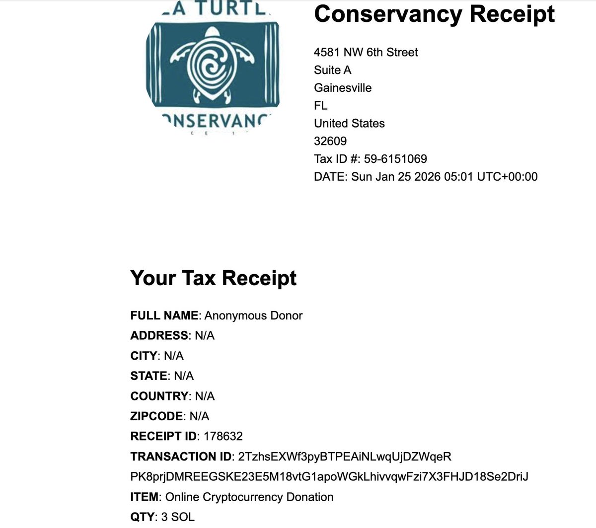 Thanks for your support!! Reminder to all that we accept CRYPTO donations  🤑 donate crypto directly: