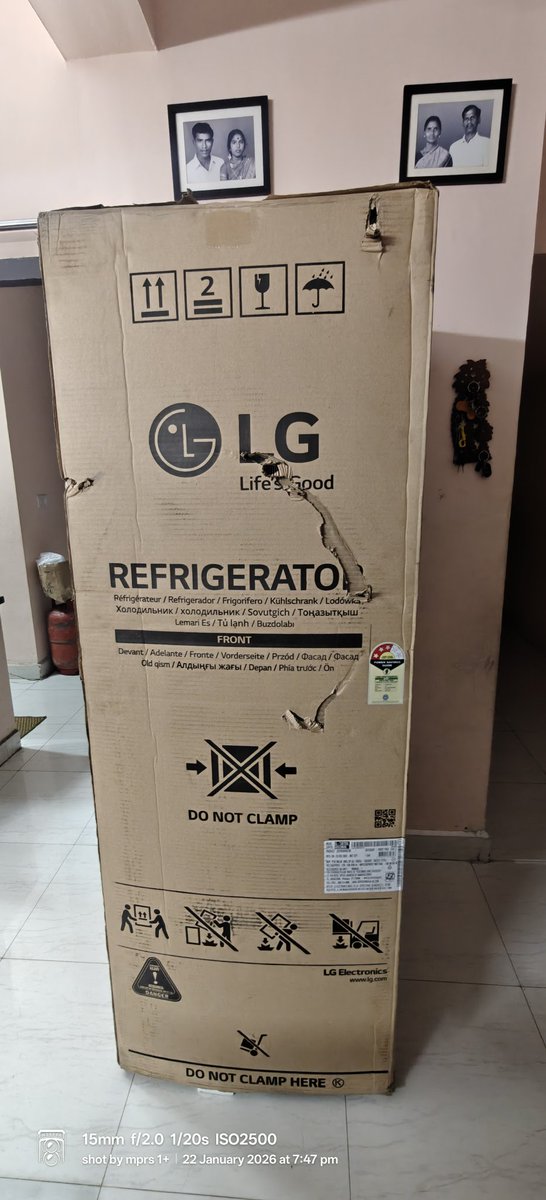 ravisharma_mp's tweet photo. @LGIndia My recent LG refrigerator order (32002549720) arrived damaged, as confirmed by the installation tech. 📦 I've been trying to get a replacement for two days, but no response. 😩 Help! @LGIndia 🆘 https://t.co/bHll6UNXZ5