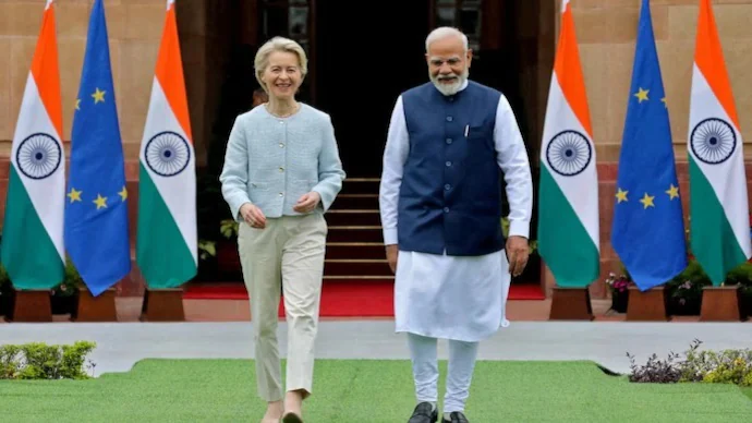 Businessvala's tweet photo. India-EU FTA may grant 90% duty-free access to Indian goods

Announcement expected on 27th January https://t.co/OjhKE6HviV