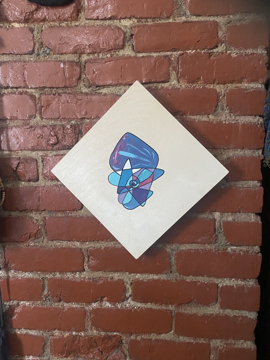 SumOneHueMan's tweet photo. (12"x12") Acrylic on Wood https://t.co/Iz8LGlgb0Z