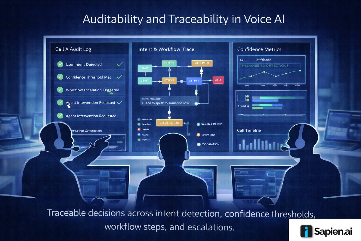 Most voice AI systems make decisions that cannot be explained later. When something goes wrong, teams have no way to trace why an action was taken or what signals led to it.

In production, auditability matters. Decisions need to be traceable across intent detection, confidence