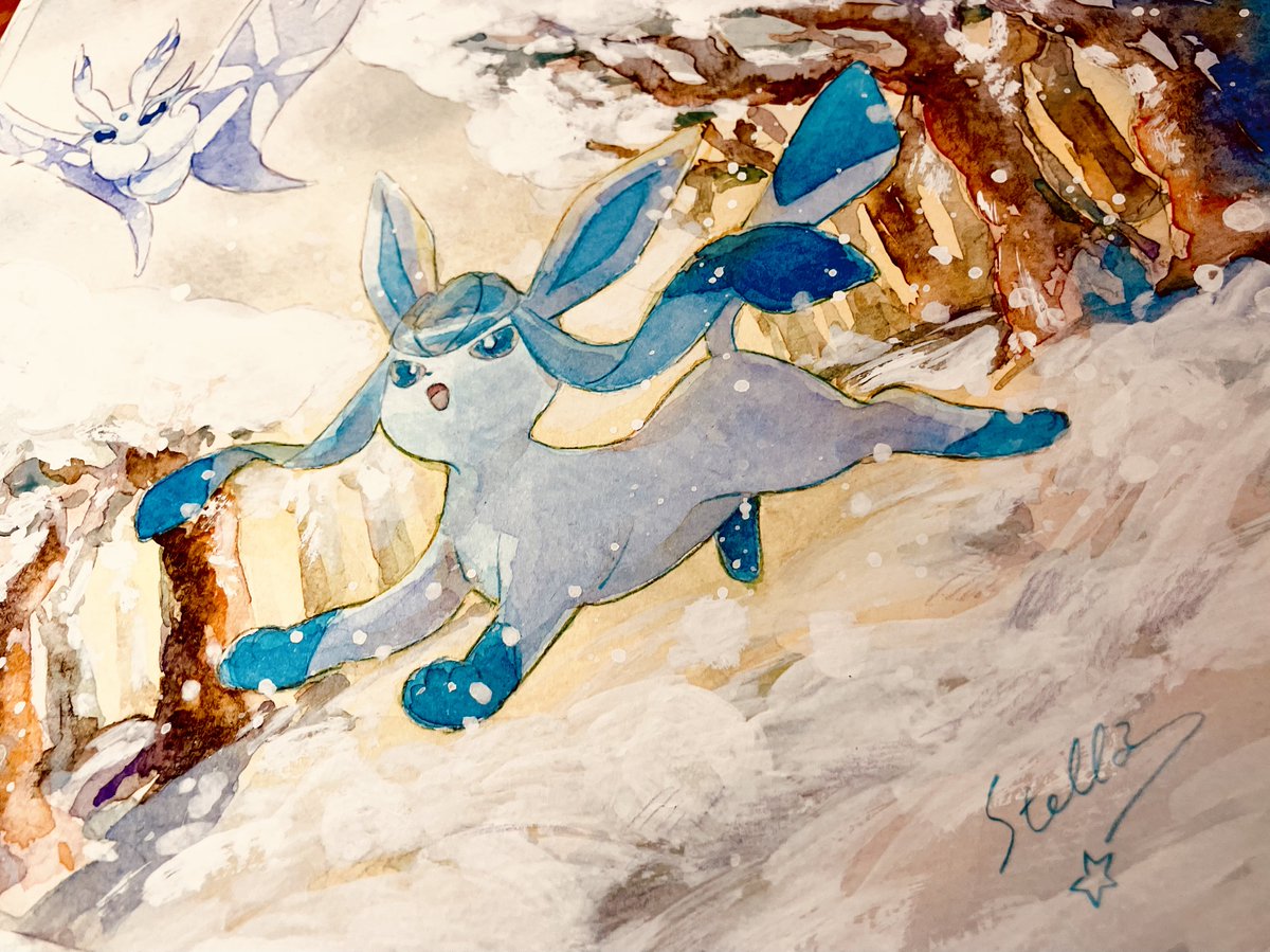 stella_astarte's tweet photo. グレイシアちゃんとモスノウちゃん、練習
Glaceon &amp; Frosmoth https://t.co/hSmhliNQKd