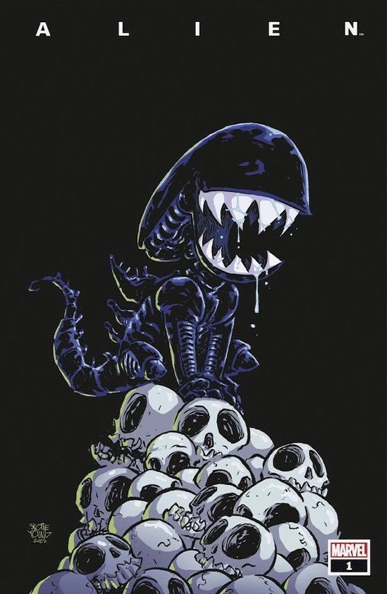 AVPAlo's tweet photo. My two favorite MARVEL's: ALIEN #1 Variants https://t.co/LofZWEd8io
