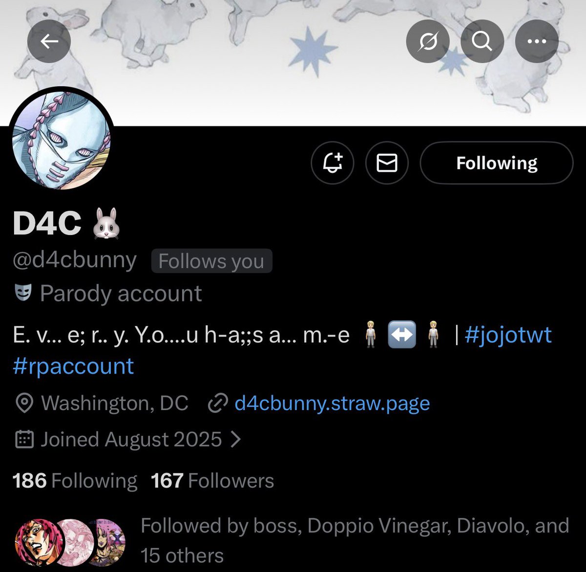 RockInsect's tweet image. thank you bunny man
im excited for your anime soon