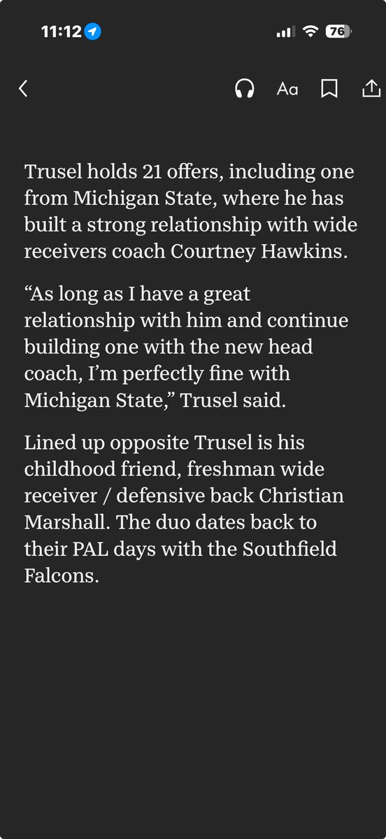 Tyler Trusel 3 ⭐️ ATH #6 WR IN MICHIGAN tweet media