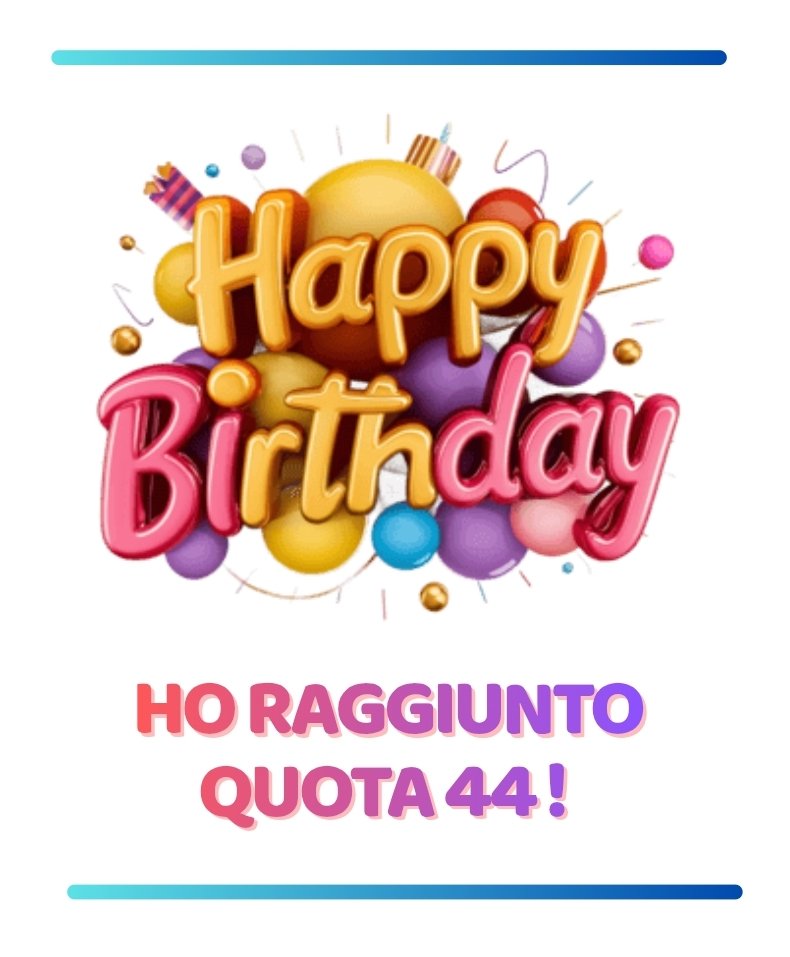 jovinow's tweet photo. 𝗗𝗮 𝗼𝗴𝗴𝗶 𝗵𝗼 𝟰𝟰 𝗮𝗻𝗻𝗶 ! 𝗦𝗼𝗻𝗼 𝗮𝗹 𝗴𝗶𝗿𝗼 𝗱𝗶 𝗯𝗼𝗮...
#compleanno #buoncompleanno #birthday #happybirhday #44anni #buonadomenica #25gennaio https://t.co/5E2NHq7I84